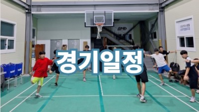경기일정